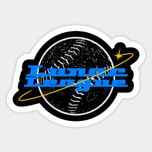 Lunar League Baseball Sticker